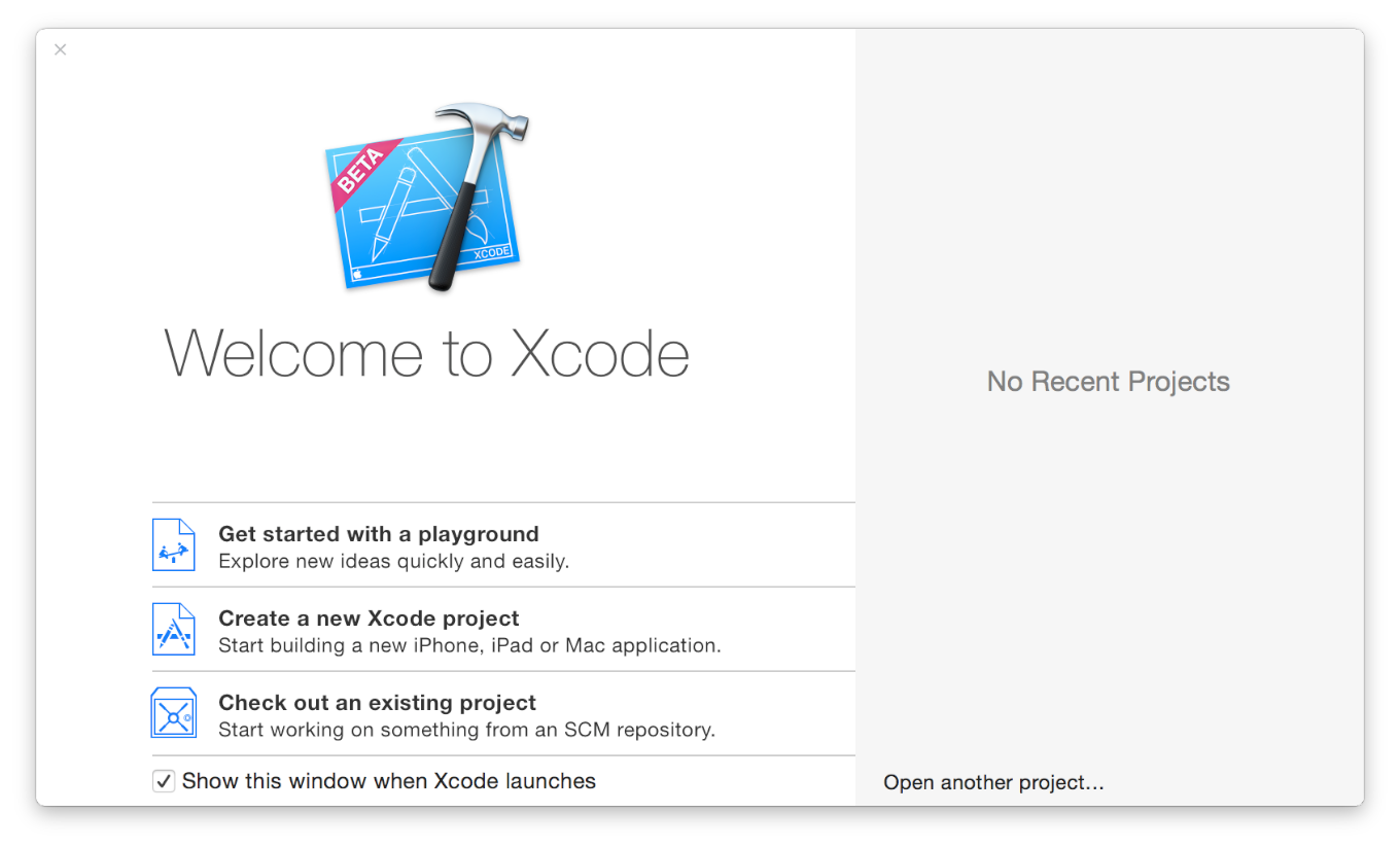 Xcode_welcome